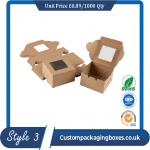 Custom Packaging Boxes with Window sample #3