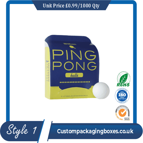 Custom Ping Pong Packaging Boxes sample#1
