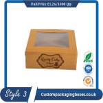 Custom Window Dessert Packaging Boxes sample #3