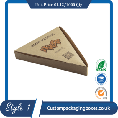 Custom brown pizza boxes sample #1