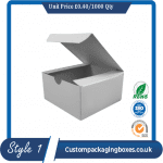 White Kraft Packaging Boxes