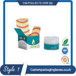 Printed Cream Packaging Boxes sample # 1