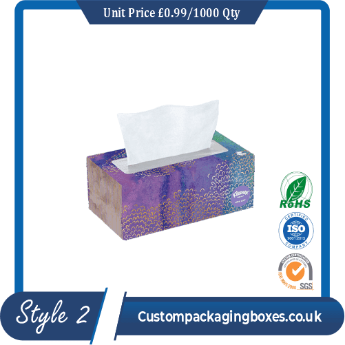 Printed Tissue Packaging Boxes sample #2