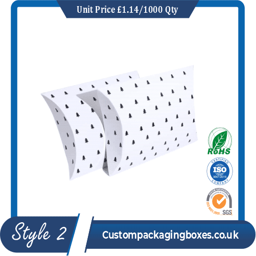 White Pillow Boxes sample #2