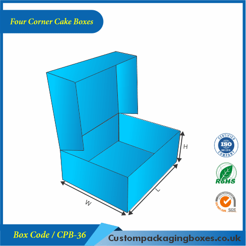 Four Corner Cake Boxes 01