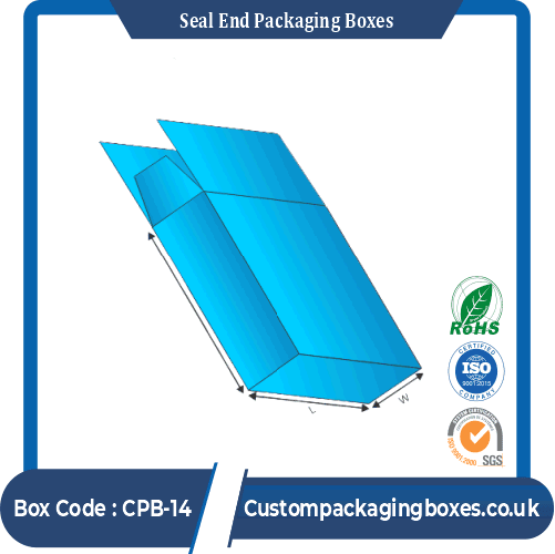 Seal End Packaging Boxes template # 3