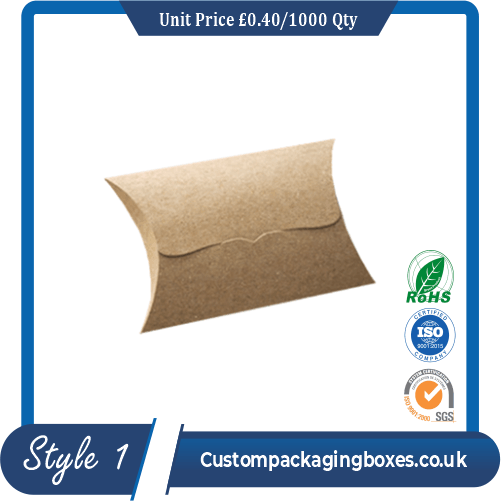 Pillow Style Packaging Boxes sample #1